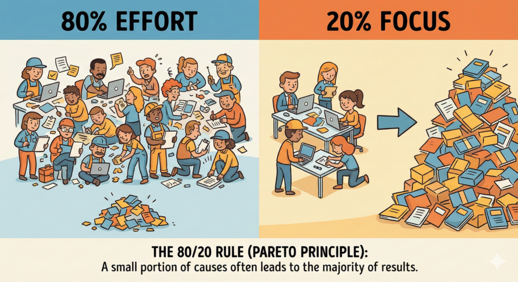 the 80/20 principle at work